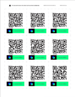 Printable QR Code Sheet